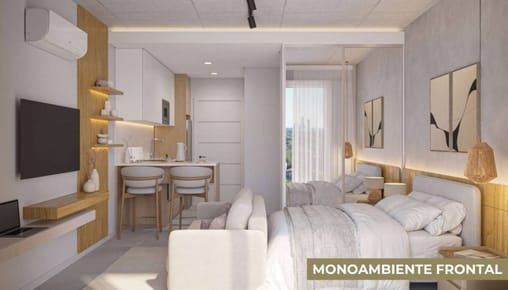 Monoambiente en pozo en Edificio Aires Los Lapachos, Ciudad del Este
