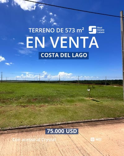 VENDO TERRENO EN COSTA DEL LAGO PUERTO OESTE - HERNANDARIAS