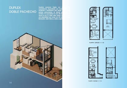 DEPARTAMENTOS TIPO DUPLEX EN VENTA EN DOBLE PACHECO