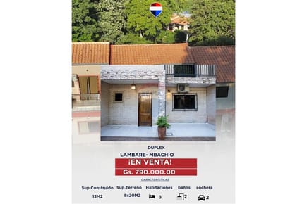 ¡Tu Dúplex Soñado en Lambaré te Espera!