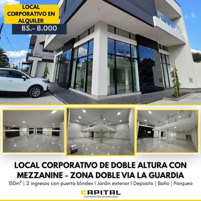 Local corporativo en alquiler zona doble via la guardia
