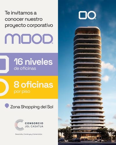 VENTA DE OFICINA EDIF MOOD