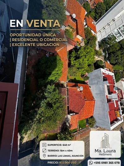 ¡IMPERDIBLE! VENTA DE TERRENO EN MEDIO DE LAS LOMAS