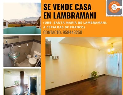 Linda Casa en Lambramani - Urb. Santa Maria