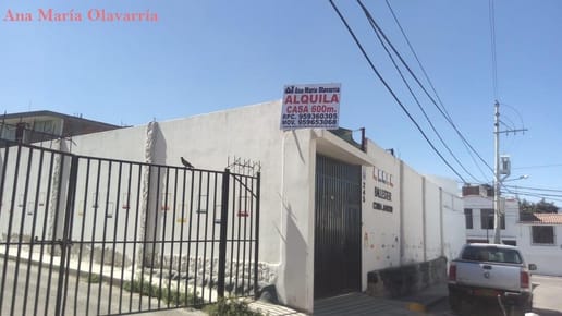 Alquilo Casa Umacollo 600 m de Una Planta Cerca Cato Ideal Empresa, Institucion
