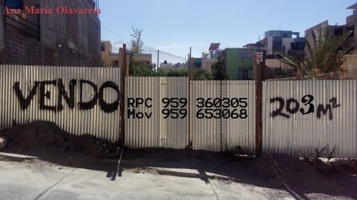 Vendo Único Terreno 203 m, Yanahuara a 1 Cuadra de Plaza