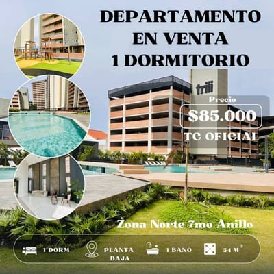 DEPARTAMENTO DE 1 DORMITORIO EN VENTA CONDOMINIO TRIII