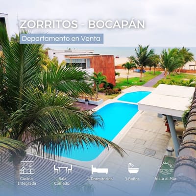 Venta Departamento En Palmeras De Bocapan Zorritos