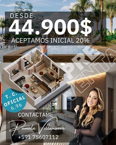 DEPARTAMENTOS EN PRE VENTA
