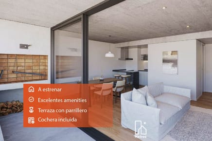 Venta Carrasco -2 Dormitorios-muy Soleado-Parrillero-Amplio-Garaje Incluido