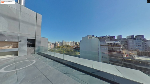 Apartamento en Piso 10 con terraza propia y barbacoa al frente, de lujo