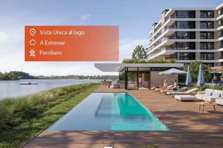 Venta Apartamento Parque Miramar 2 dormitorios -  Parrillero + Vista Lago