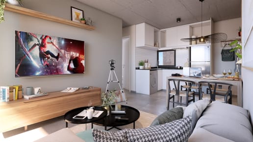Departamento con 1 Dormitorio Zona Villa Morra-Asunción