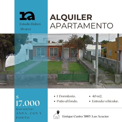 Apto. 1 Dormitorio, Enrique Castro A Mts. De Av. Gral. Flores