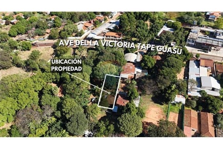 VENDO TERRENO TOTALMENTE AMURALLADO, SAN LORENZO