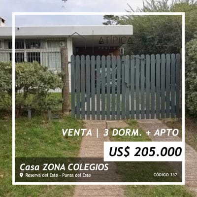 CASA, Zona Córdoba | Colegios, PUNTA DEL ESTE, URUGUAY