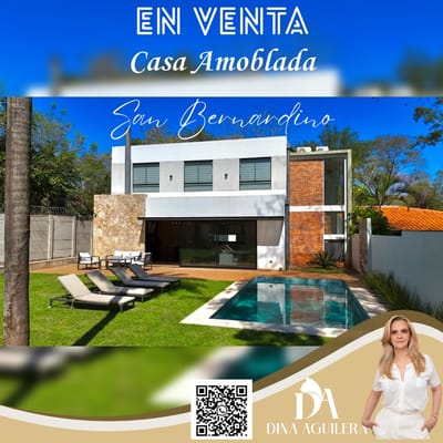 VENDO CASA AMOBLADA Y EQUIPADA EN SAN BERNARDINO ZONA COUNTRY CLUB