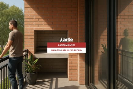 Venta de monoambiente con parrillero en Malvin a pasos de la rambla!