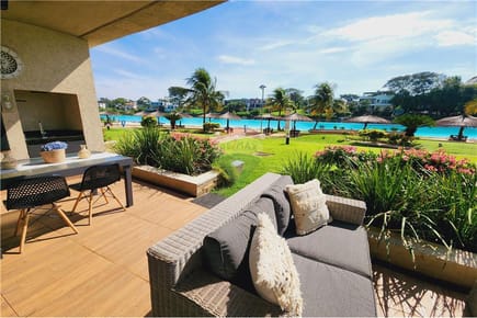 VENDO DEPARTAMENTO AQUA VILLAGE CON SALIDA A LA LAGUNA