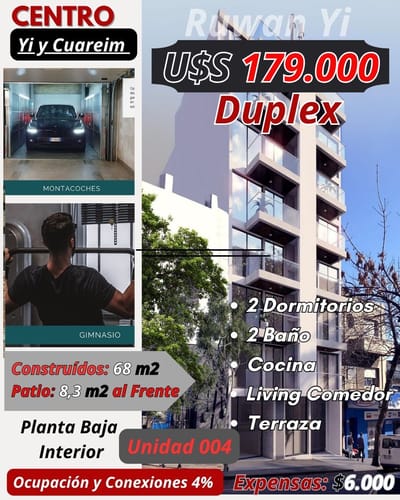 Estrena Nov. 2026 - Duplex 2 Dormitorios Cocina 2 Baños Liv/comedor Tza. C/parrillero
