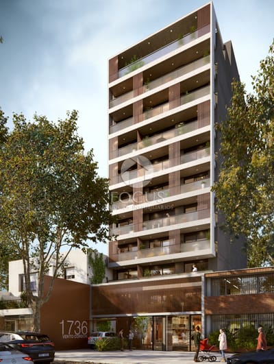Venta Apartamento 1 Dormitorio con amplia Terraza al frente en Cordón