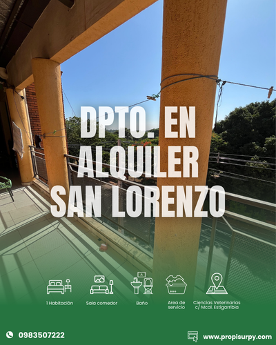 DPTO. EN SAN LORENZO PARA ESTUDIANTES