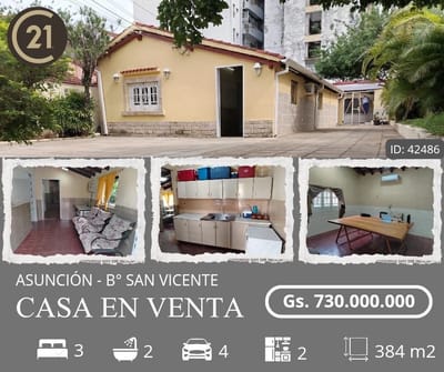 VENDO CASA EN SAN VICENTE