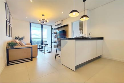 En venta departamento en suite en Punto Molas - Carmelitas, Asunción