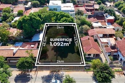 IMPORTANTE TERRENO EN VENTA EN BARRIO HERRERA - ASUNCIÓN.