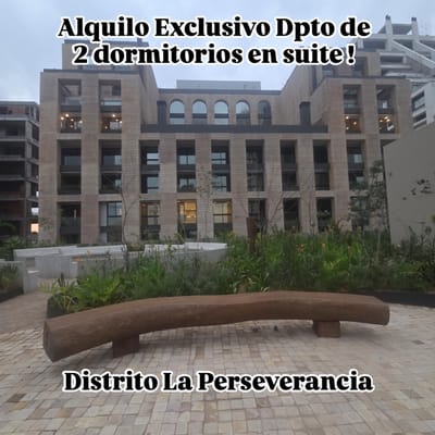 Alquilo Dpto a estrenar de 2 dormi en suite en Distrito Perseverancia