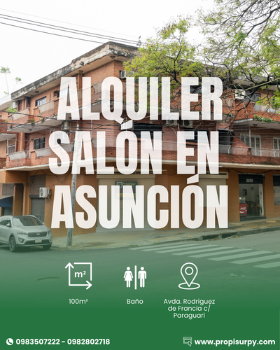 HERMOSO SALÓN EN ESQUINA - ASUNCIÓN