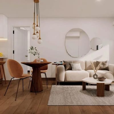 Moderno Departamento  dorm vista exterior en Av Arambur