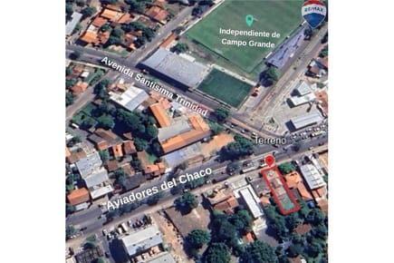 VENDO IMPORTANTE TERRENO S/AVIADORES DEL CHACO