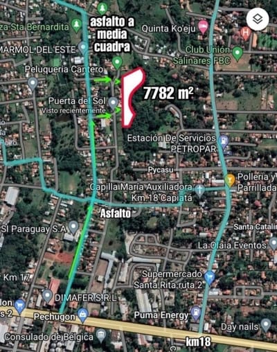 VENDO TERRENO EN CAPIATA PARA DESARROLLO