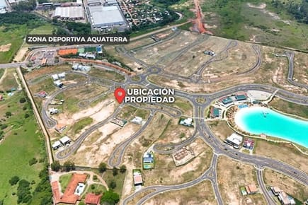 Vendo Terreno ubicado en el exclusivo barrio Aquaterra