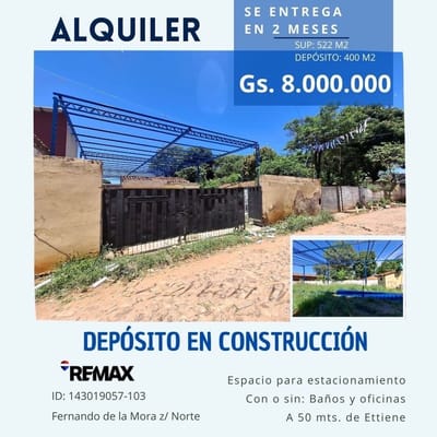 Alquilo deposito en fernando de la mora