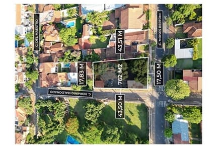AMPLIO TERRENO EN ESQUINA SOBRE MOISES BERTONI - ASUNCIÓN EN VENTA