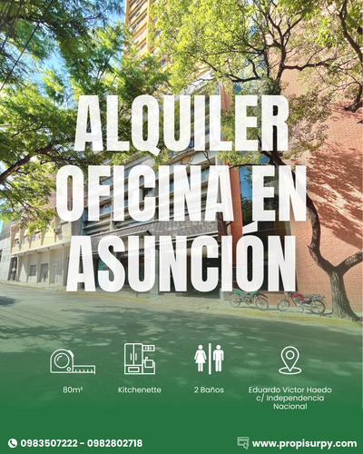 Oficinas en Alquiler - Centro de Asunción
