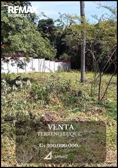 Vendo terreno en luque