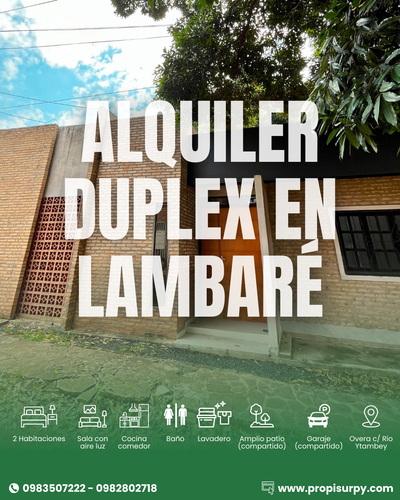 Dúplex en Lambaré en alquiler