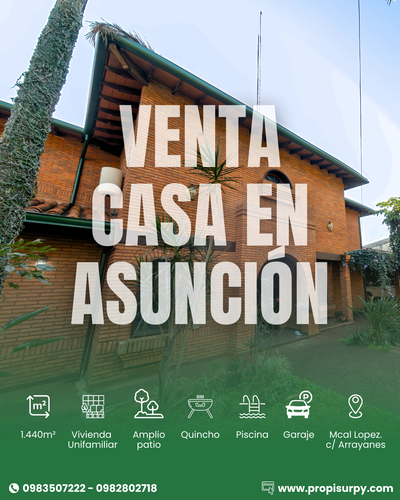 HERMOSA CASA SOBRE MARISCAL LOPEZ