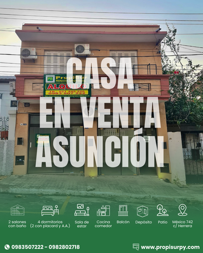 Amplia casa en Venta - Asunción