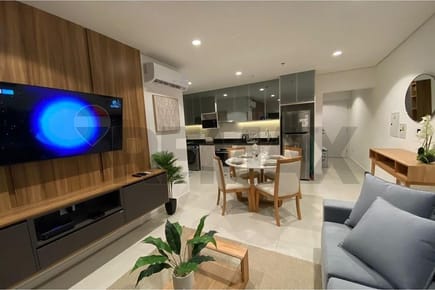 DPTO AMOBLADO EN VENTA 1 DORM EDIF CIVIS ALPHA