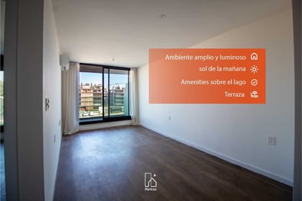 Venta Apartamento Parque Miramar 1 Dormitorio - Terraza + Amenities al lago - Garaje