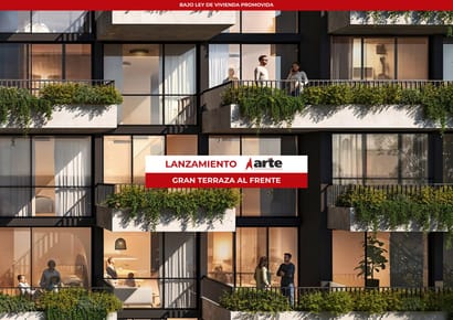 Venta de apartamento de 1 dormitorio con terraza al frente en cordón!