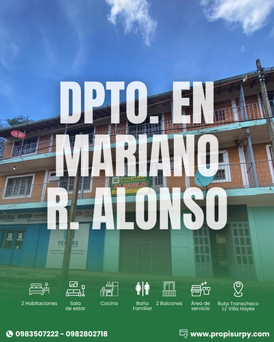 HERMOSO DPTO EN MARIANO ROQUE ALONSO
