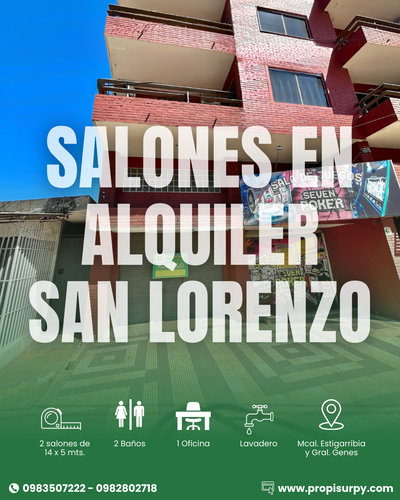 Salones en Alquiler - San Lorenzo