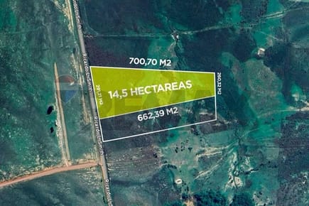 VENDO 14,5 HECTÁREAS EN CORONEL OVIEDO A.S.C.M