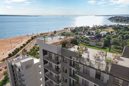 Departamento en venta Encarnación - Playa Mboi Ka'e