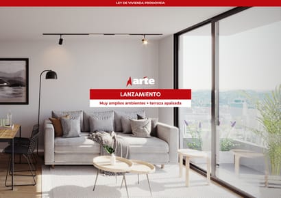 Venta de apartamento de 1 dormitorio con terraza apaisada al frente en Cordón Sur